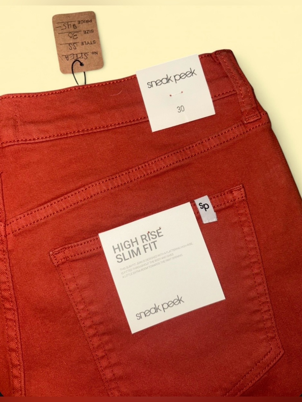 Sneak Peek NWT High Rise Slim Fit Jeans – Boutique - Picture 10 of 16